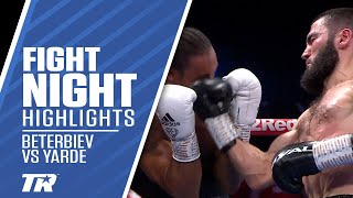 Artur Beterbiev Makes it 19 Wins 19 KOs with Great Win Yarde to retain belts FIGHT HIGHLIGHTS