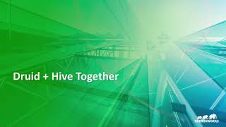 Druid and Hive together: interactive realtime analytics at scale