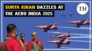 Aero India 2025: Surya Kiran Aerobatic Team paints the sky in Tricolour