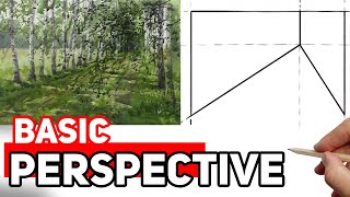 Perspective in painting. How to Draw in Perspective for Beginners