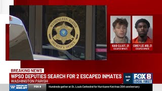 Two inmates escape from Washington Parish jail
