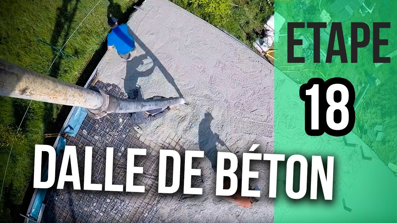 Comment Couler Une Dalle Béton -Etape 18 - YouTube