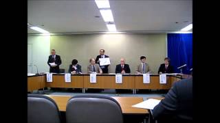 【録画】臨時給与減額訴訟　3組合合同記者会見（2012年11月28日）