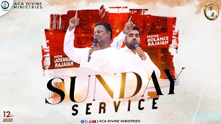 Live | Sunday Service | 12th January 2025 | ACA Divine Ministries