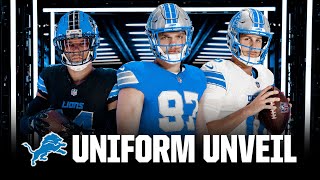 Detroit Lions unveil new uniforms