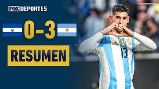 Goleada 'Albiceleste' 💪 | El Salvador 0-3 Argentina | HIGHLIGHTS | Amistoso en FOX