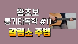 왕초보 통기타 독학 #11 | 칼립소 주법 | 빠른곡에 사용하는 주법 배우기