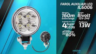 Testes IL6006 - Farol Auxiliar de LED de Extra Longo Alcance (160m)