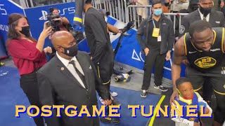 📺 Warriors postgame tunnel: Stephen Curry x Ayesha, Klay early exit, Draymond signs autographs, JTA