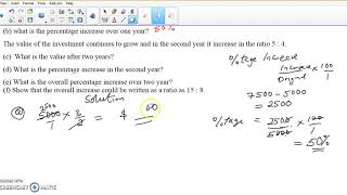 IGCSE: Increase and Decrease using ratio 2