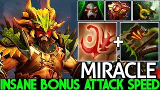 MIRACLE [Beastmaster] Insane Bonus Attack Speed Build Cancer Gameplay 7.25 Dota 2