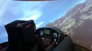 LOWI DEP 26 \u0026 CIRCLING 08 in a F-18 Hornet (simulator)