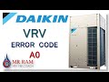 DAIKIN VRV ERROR CODE A0