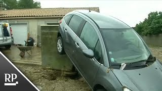 Jahrhunderthochwasser im Süden Frankreichs