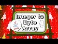 integer to byte array in java
