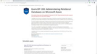 DP-300 Administering Relational Databases (Azure DBA) - Course Curriculum
