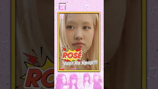 Rosé vượt xa Kpop #kpop #rosé #blackpink