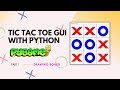 Tic Tac Toe  Game with Python | Simple GUI Tic Tac Toe | Game dev with PYGAME | Crazy Coders
