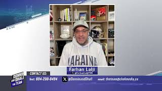 Farhan Lalji on his concern level with the Canucks and Vernon Adams extension with the Lions