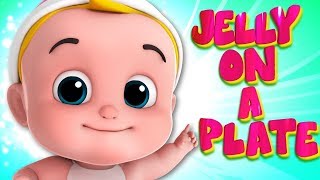 Jelly On A Plate | Junior Squad Nursery Rhymes | Cartoon Videos For Children | Kids Tv