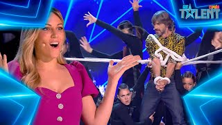 Estos FRANCESES SECUESTRAN a Santi Millán tras BAILAR | Audiciones 5 | Got Talent España 7 (2021)