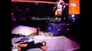Ryback and Curtis Axel attacks CM Punk 2013