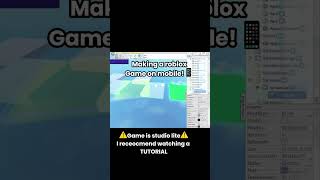 📱YOU CAN MAKE A ROBLOX GAME ON ROBLOX/SCRIPTS!📲 ~*watch tutorial if you wanna do*~