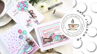 Hero Arts | My Monthly Hero Kit | June 2021 | DIY Cards by Tina Smith