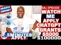 Watch Me Apply for $5000 Grant Fast Using AI Grants Chat GPT | Step By Step Easy Apply