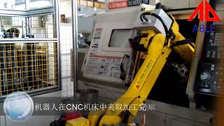 Machine Tending Automation - CNC Lathe for Disc Parts