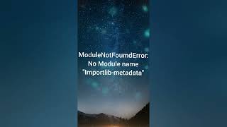 How to fix "ModuleNotFoundError" : no module name "importlib-metadata'" when working with pygal.