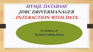 JAVA JDBC Tutorial 7 Updating data in a database