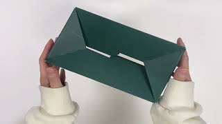 [마음상자] 손잡이상자 삼면접착형 손잡이박스제작 TYPE2 _ 박스조립과정 box packaging