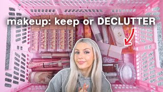 grwm: last try before makeup declutter 🧼