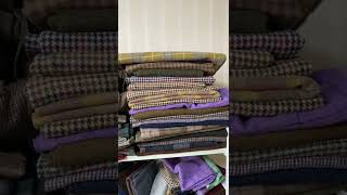 These are all Harris Tweed fabrics.