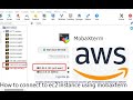 How to connect to ec2 instance using mobaxterm || Create AWS EC2 Instance