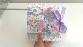 Pocket Book Album Fun Interactive Swap Flat mail Album Tutorial Embellishment Folder