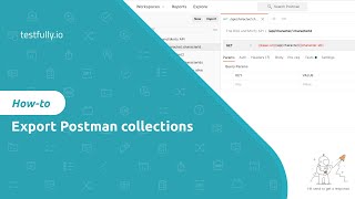 How to export a Postman collection