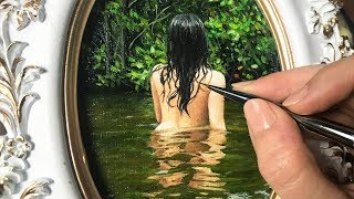 Oil Painting Time Lapse | "Secret Oasis"