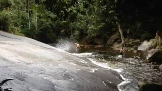 Barefoot Water Skiing Down a Brazilian 60ft Waterfall!