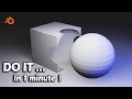 Boolean modifier and cut an object with another object in Blender  / Blender tutorial