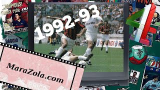 Channel 4 Football Italia Live 1992-93 Milan vs Roma_Peter Brackley