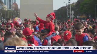 Thousands gather in Argentina to break Spider-Man record