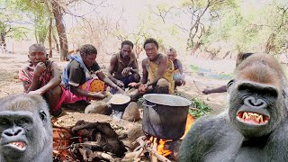 How The Hadzabe Tribe Successfully Hunt Baboons From The Wilderness