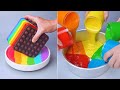 Top Tasty and Indulgent Rainbow Cake Decorating Recipes | So Yummy Cake Tutorials | Perfect Cake