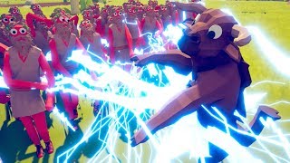 ふにゃふにゃ人間が本気だしてきた能力バトルゲームがおもしろい！【 Totally Accurate Battle Simulator 】実況