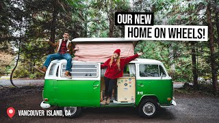 We Traded Our RV For a 1972 Vintage VW CAMPER VAN! 😍 Full Tour + Exploring Vancouver Island, CA