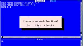 QB64 Basic programming tutorial