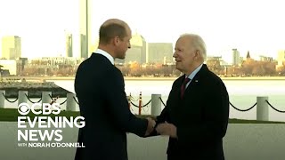 Biden meets Prince William amid royal drama