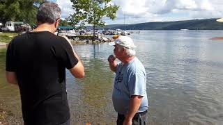 1914 Curtiss Model F “Flying Boat” flew its last ever flight Saturday in Hammondsport,